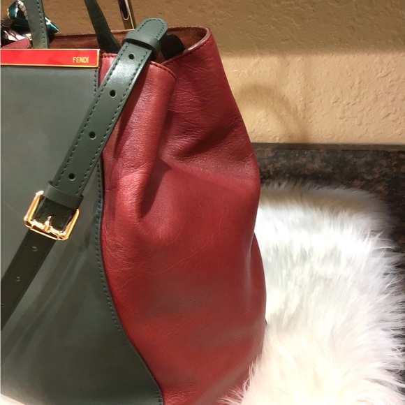 Fendi 2 Jours Multi-Color Leather Bag - Picture 3 of 16